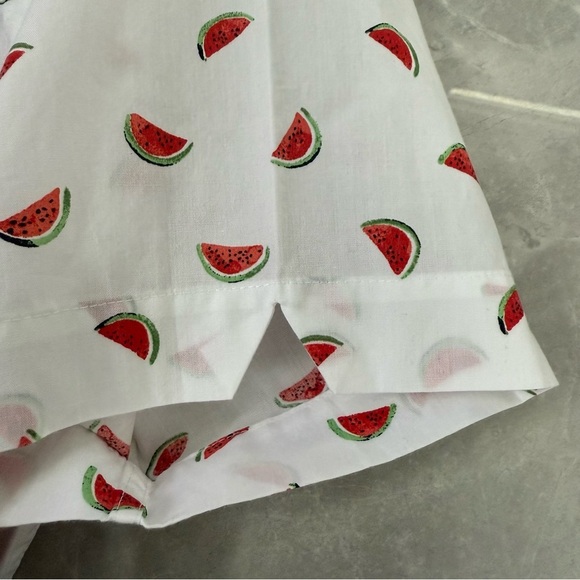 Men’s Van Heusen Never Tuck Watermelon Button Down Short Sleeve Shirt Large - Picture 11 of 16